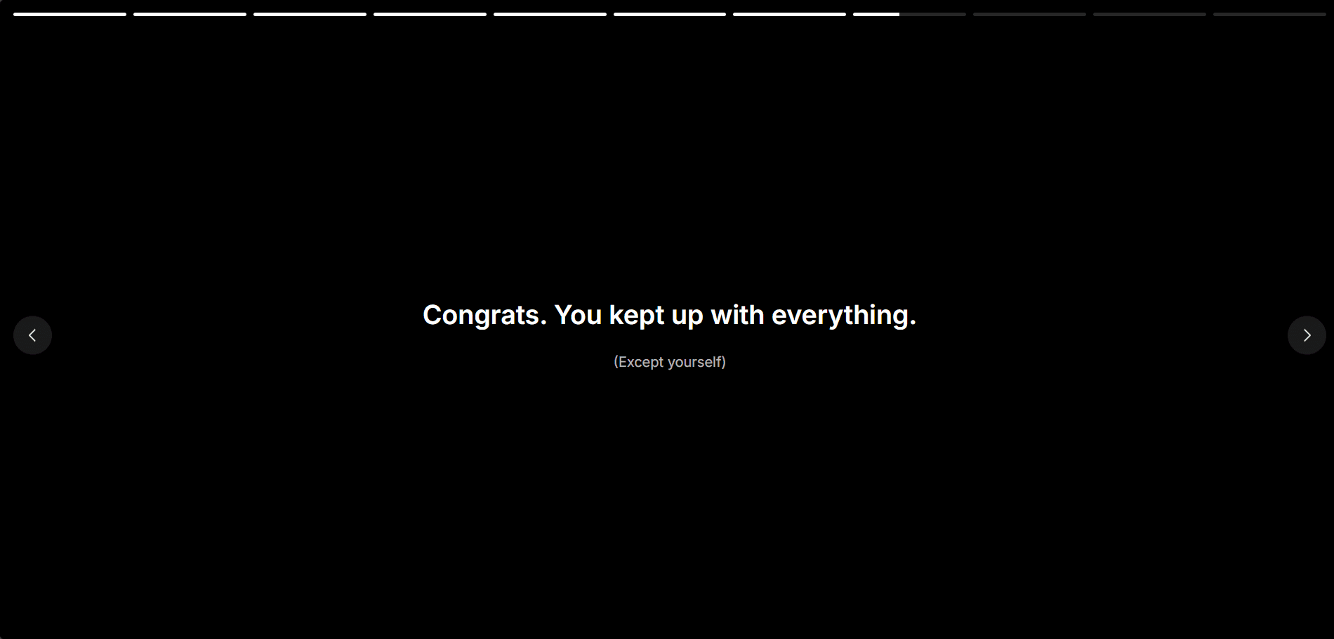 2025 Doomscrolled Wrapped slide screenshot