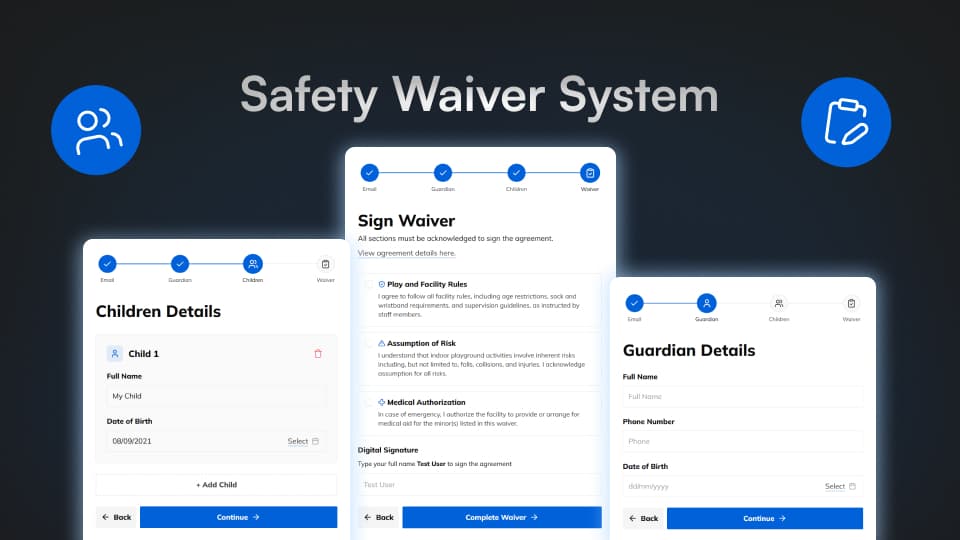 Safety Waiver System
